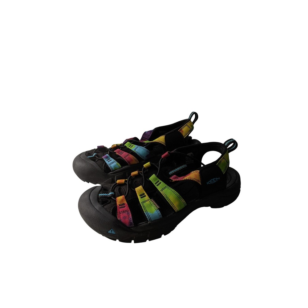 Keen Newport H2 Womens 8.5 Tie Dye Black Waterproof Sport Hiking Sandals 1018822